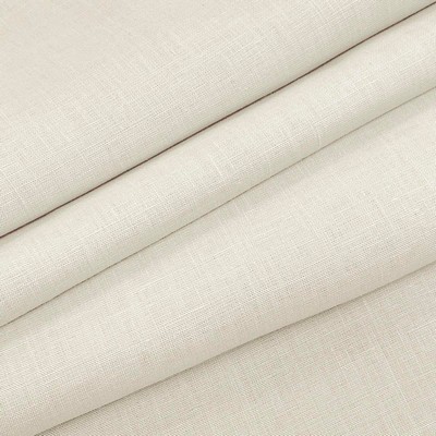 Magnolia Fabrics Emma Linen Pure White 10627 White %  Blend Fire Rated Fabric Medium Duty CA 117  100 percent Solid Linen  Fabric