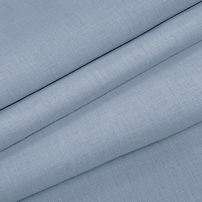 Magnolia Fabrics Emma Linen Chambray 10632 Blue %  Blend Fire Rated Fabric Medium Duty CA 117  100 percent Solid Linen  Fabric