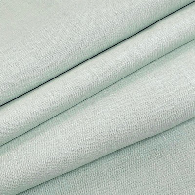 Magnolia Fabrics Emma Linen Aqua 10637 Green %  Blend Fire Rated Fabric Medium Duty CA 117  100 percent Solid Linen  Fabric
