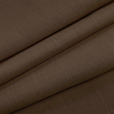 Magnolia Fabrics Emma Linen Brown 10654 Brown %  Blend Fire Rated Fabric Medium Duty CA 117  100 percent Solid Linen  Fabric