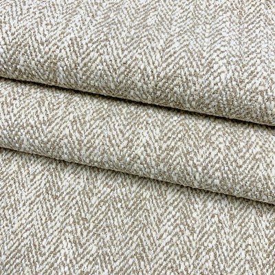 Magnolia Fabrics Herring Oat 10995 Brown Multipurpose POLY POLY Fire Rated Fabric CA 117  Herringbone  Fabric