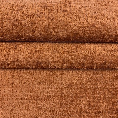 Magnolia Fabrics Plush Copper 11022 Orange Multipurpose POLY POLY Fire Rated Fabric Traditional Chenille  High Performance CA 117  Fabric