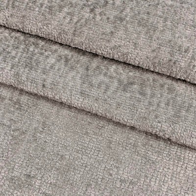 Magnolia Fabrics Plush Smoke 11030 Silver Multipurpose POLY POLY Fire Rated Fabric Traditional Chenille  High Performance CA 117  Fabric