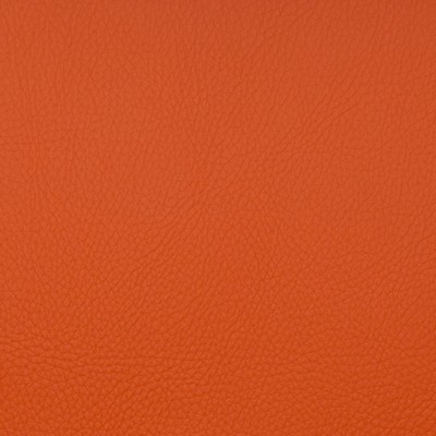 Magnolia Fabrics Voyager Henna 11087 Orange Multipurpose PVC PVC Fire Rated Fabric Solid Faux Leather CA 117  NFPA 260  Fabric