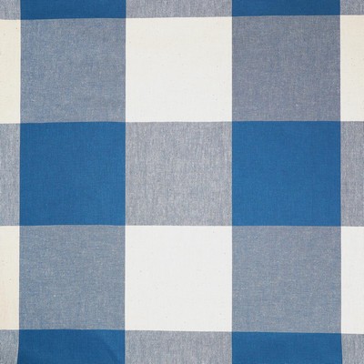Magnolia Fabrics Walcha Lake 11477 Blue Multipurpose COTTON COTTON Buffalo Check  High Performance Plaid and Tartan Fabric