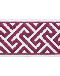 Melrose Emb Tape Claret by   