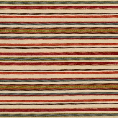 Magnolia Fabrics Ingo Fiesta Red UPHOLSTERY Fire Rated Fabric CA 117  Wide Striped   Fabric MagFabrics  MagFabrics Ingo Fiesta