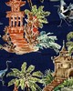Magnolia Fabrics  Malay INDIGO