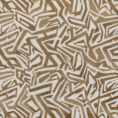 Magnolia Fabrics Dulce Khaki Beige Multipurpose POLY(EMB  Blend Fire Rated Fabric Geometric  Abstract  Crewel and Embroidered  High Performance CA 117   Fabric MagFabrics  MagFabrics Dulce Khaki