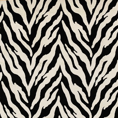 Magnolia Fabrics Escape Zebra Black Multipurpose Fire Rated Fabric Animal Print  High Wear Commercial Upholstery CA 117   Fabric MagFabrics  MagFabrics Escape Zebra