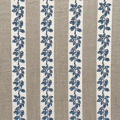 Magnolia Fabrics Borian Linen Blue Drapery LINEN Fire Rated Fabric CA 117   Fabric MagFabrics  MagFabrics Borian Linen
