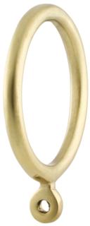 Vesta Solid Brass Ring with Eye Castilian 356012 Beige  Curtain Rings with Eyelet  Brass Ring with Eye