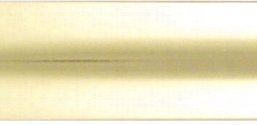 Vesta Solid Polished Brass Curtain Rod Tubing 1 3/8 Diameter Castilian 358000 Brass 