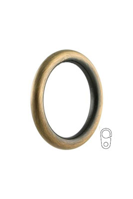 Vesta Hollow Ring with Clip Royal Britannica 406030  Curtain Rings with Clips 