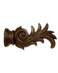 Victoria Curtain Rod Finial 1 3/8 inch by   