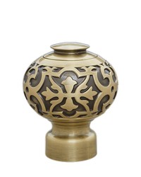 Devon Knob Antique Brass by   