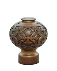 Devon Knob Brushed Bronze by   