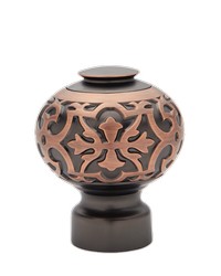 Devon Knob Iron Copper by  Ralph Lauren Wallpaper 