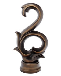 Arabesque Scroll Brushed Bronze by   