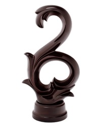 Arabesque Scroll Oil Rubbed Bronze by  Ralph Lauren Wallpaper 