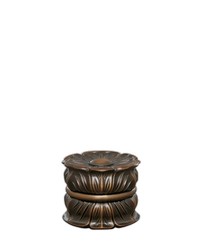 Avalon End Cap Brushed Bronze by   