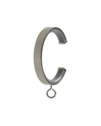 C-Ring with Eyelet Polished Nickel Package of 8 by  Europatex 
