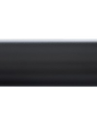 12 ft Curtain Rod Pole 1 3/8 Diameter Satin Black by   