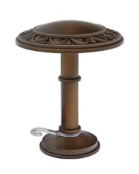 Bellaire Medallion Holdback Brushed Bronze by   