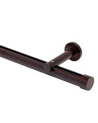 Single Rod Wall Mount H-Rail Curtain Track Oil Rubbed Bronze by  Brimar 