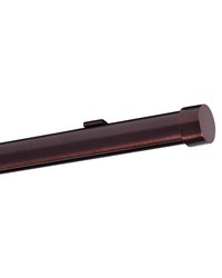 Single Rod Ceiling Clip Low Profile H-Rail Curtain Track Oil Rubbed Bronze by   