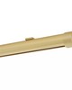 Aria Metal Metal Baton 36in Plastic Attachment Satin Gold