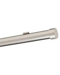 Single Rod Ceiling Clip Low Profile H-Rail Curtain Track Satin Nickel by  Brimar 