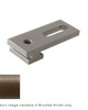 Aria Metal H-Rail Low Profile Ceiling Bracket Brushed Bronze