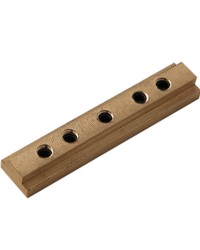 H-Rail Connector Brass by  Aria Metal 