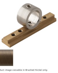 H-Rail Collar Bracket Brushed Bronze by  Aria Metal 