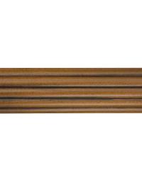 1 3/8 inch x 12ft Reeded Wood Curtain Rod by   