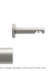 Aria Metal H-Rail Wall Bracket Satin Nickel