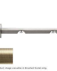 H-Rail Double Wall Bracket Antique Brass by  Finestra 