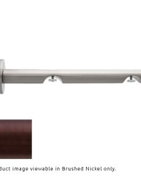 H-Rail Double Wall Bracket Oil Rubbed Bronze by  Aria Metal 