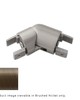 Aria Metal H-Rail Elbow Brushed Bronze