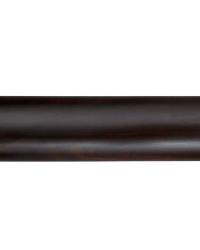 2 inch x 4 foot Smooth Wood Curtain Rod by   