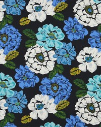 Brushed Floral Ultramarine by   