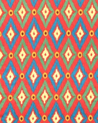 Modern Ikat Poppy by   