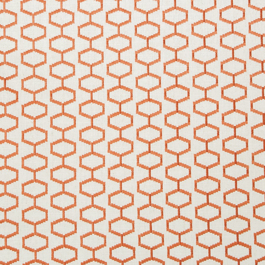 Robert Allen Geo Shape Persimmon Fabric
