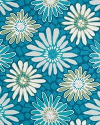 Tactile Bloom Turquoise by  Robert Allen 
