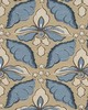 Robert Allen PAINTED DAMASK INDIGO