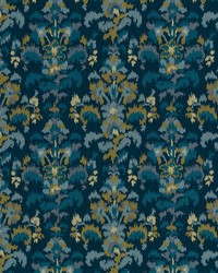 FINE IKAT RR BK PEACOCK by  Collier Campbell 