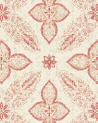 Off Beat Ethnic Red Geometric Floral by   