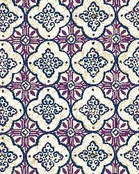 Geo Violet Quatrefoil by  Carey Lind 