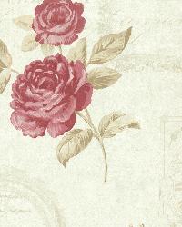 Venetia Mint Vintage Rose Toss by   
